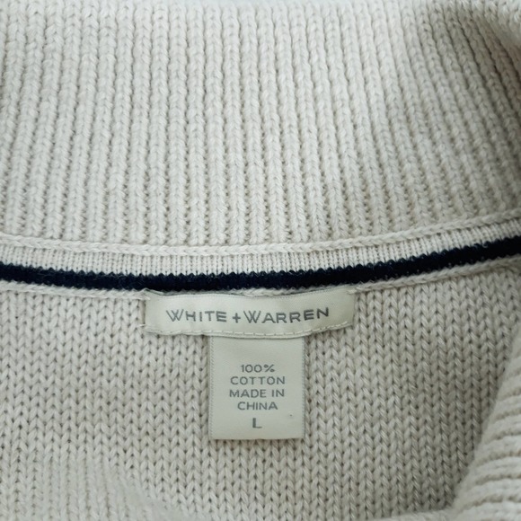 White + Warren Big Buttons Knit Sweater Cardigan - Picture 4 of 7